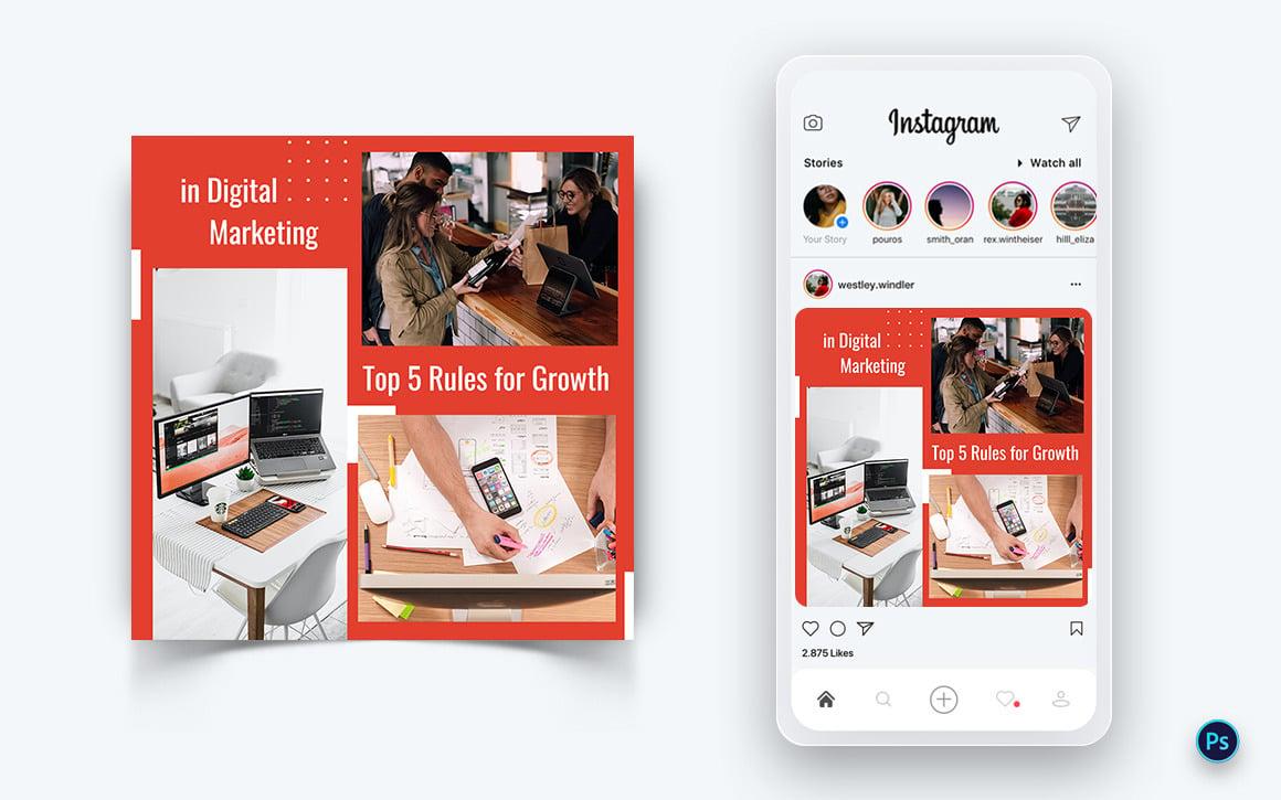 Instagram digital marketing post design